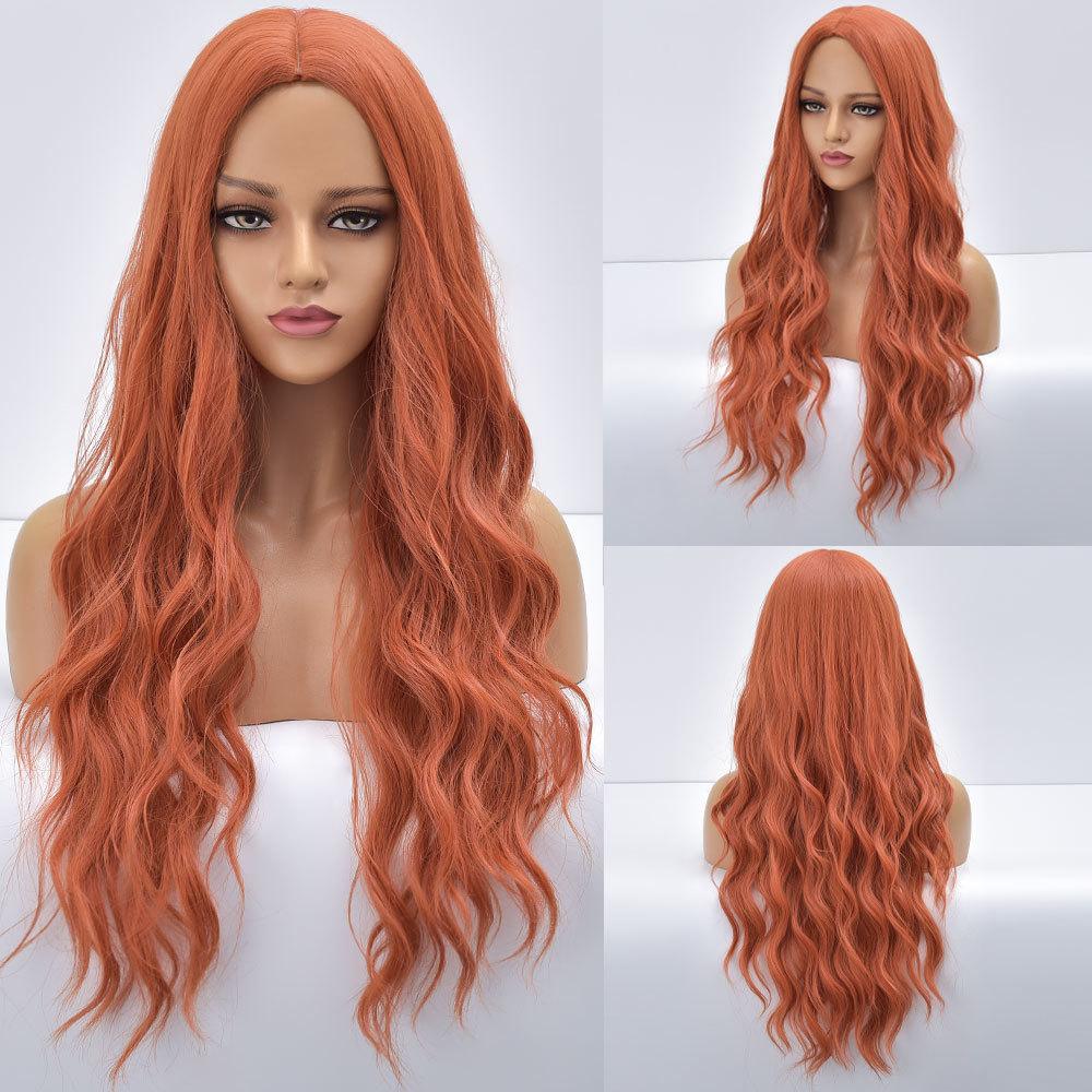 Blonde Body Wave Synthetic Wigs For Women Long Wave White Lolita Cosplay Party Natural Heat Resistant Hair Pelucas De Mujer