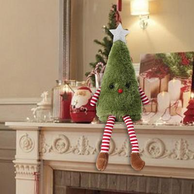 Christmas Tree Doll Decor Art Lightweight Home Party Display Piece for Cabinet
