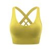 Women Cross Back Sports Bra Breathable Comfortable With Chest Pads For Gym Yoga Running Fitness