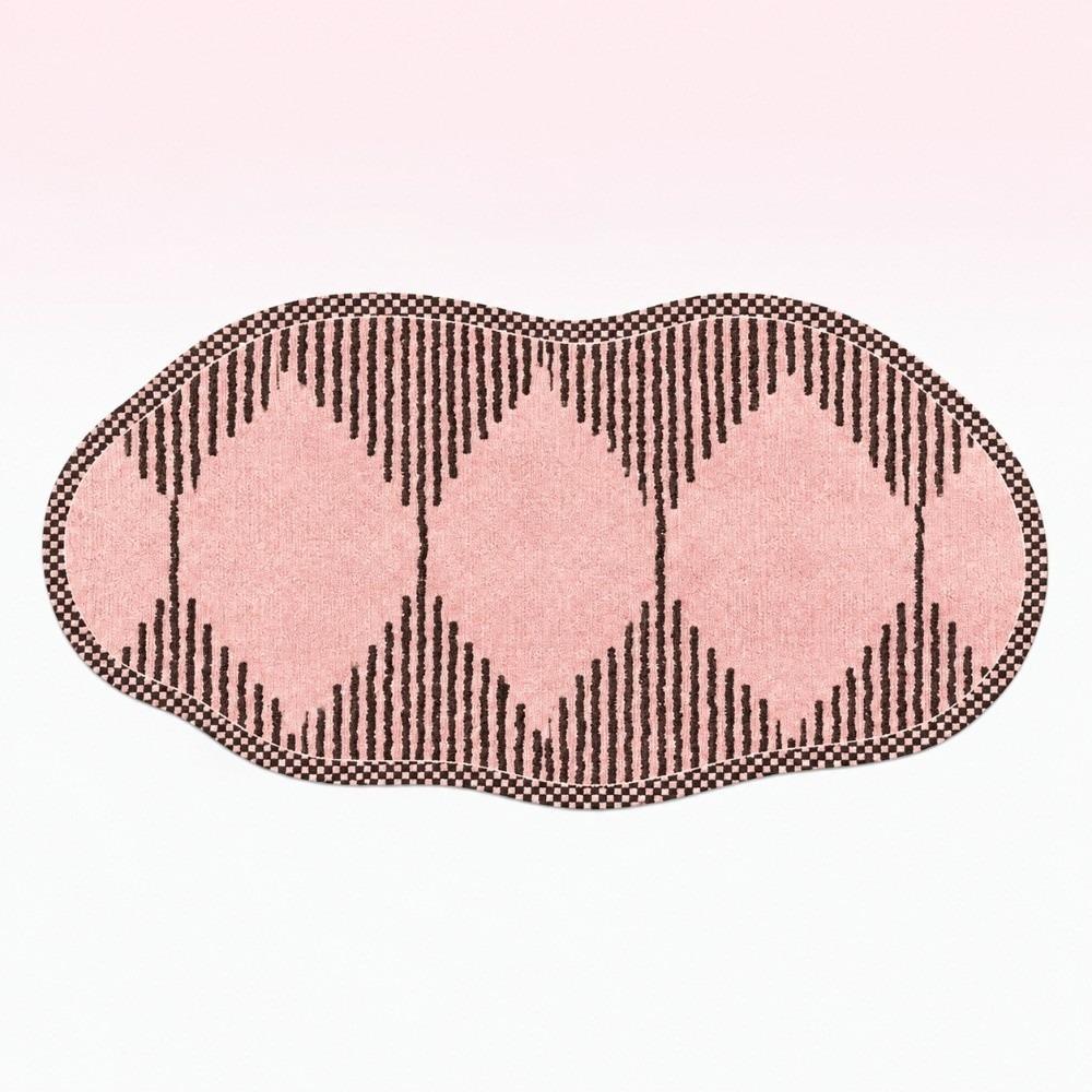 Pink 80CM Makeup Desk Mat Stain-resistant Desktop Decor Pad Office Desk Mat Vanity or Workspace