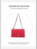 Sheepskin Rhombus Chain Shoulder Bag - 2025 Autumn/Winter Commuter, All-Match, Small Square High-End Ladies' Messenger Bag