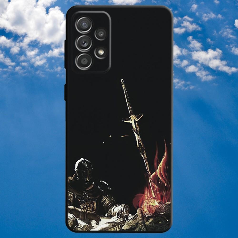 Game D-Dark S-Souls Phone Case For Samsung S21,S22 Ultra,S20,S30 plus,S22 plus,S23,S30 ultra 5G Soft Black Cover