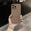 Fine ring magnetic suction is suitable for Apple 17promax mobile phone case, skin feeling iphone17 solid color magnetic case 15 silicone case.