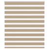 VidaXL Store Zebra Brown Sand Fabric Width 125.9cm Polyester, Zebra Roller Blind, Zebra Blind for Window, Blind 4014553