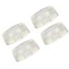 4Pcs Sewing Bed Cushion Soft PVC Plastic Elastic Clear Vibration Reduction Sewing Machine Cushion