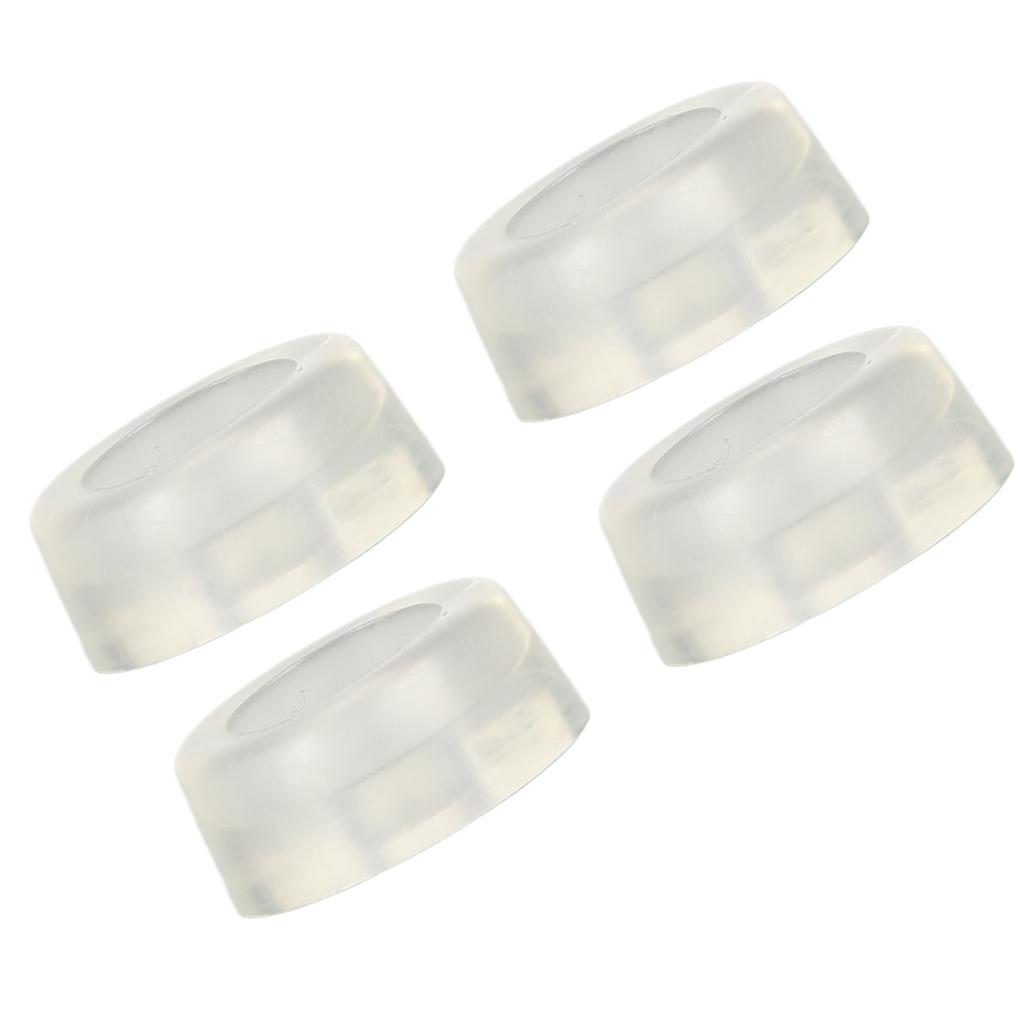 4Pcs Sewing Bed Cushion Soft PVC Plastic Elastic Clear Vibration Reduction Sewing Machine Cushion