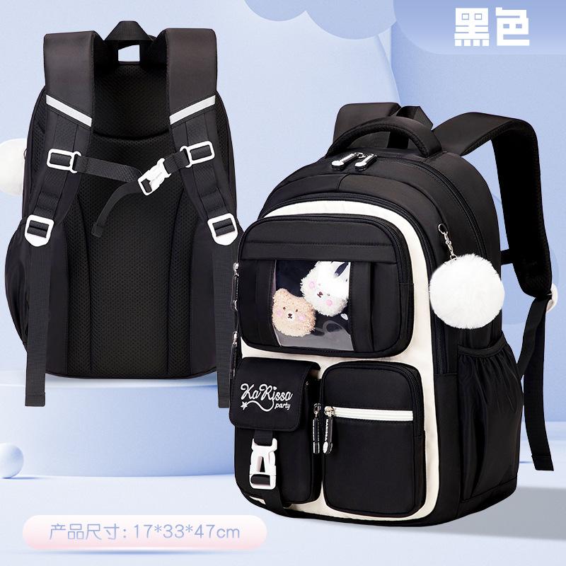 Children School Bags Girls Pink Princess Orthopedic Backpacks Primary School Student Waterproof girl Bookbag Kids Satchels bag