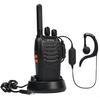 Talkie Walkie Professionnel Avec Oreillette Pour La Famille 6pcs Noir - Pofung