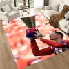 Atletico Madrid Carpet Suitable For Game Room Outdoor Living Rooms Hallway Antislip Rug Anime Office Decor Best For Christmas