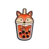 Frog Adorable Cartoon Fox Capybara Brooch Cute Pearl Milk Tea Cup Accessory Style