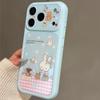Miffy Plaid Anti-Fall Phone Case for Apple 14pro, 15promax, 16pro, 17promax - High-End Protection