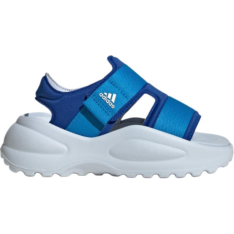 Adidas Sandały z tkaniny Mehana Wygodne Antypoślizgowe Trwałe Niskie Sandały Dziecięce Niebieskie JP5828