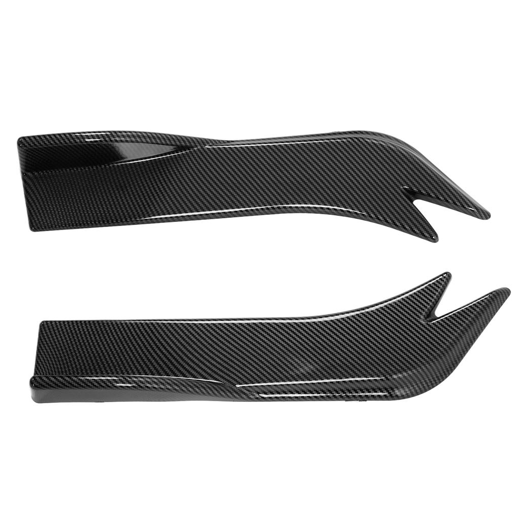 2 Stück Auto Stoßstange Hinten Lippe Diffusor Splitter Seitenschweller Canard oder mit Befestigungsschrauben