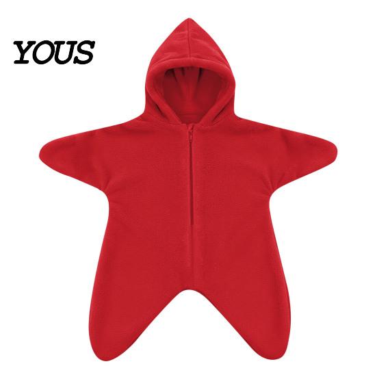 Süßer Sternförmiger Baby-Strampler Neugeborenen-Schlafsack, Weiche Flanell-Wickeldecke für Jungen Weihnachtsoutfit Mädchen, Warmes Feiertagskostüm Fotografie