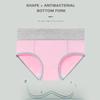 Velká velikost Vysoký pas Blokování barev Jednoduchá Černá Bavlna Trojúhelník Hýždě Kalhotky Dámské Spodní Prádlo V pase Kalhotky