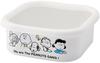 Toyoho PEANUTS Enamel Square Stocker, White, Large, SNJ-2315
