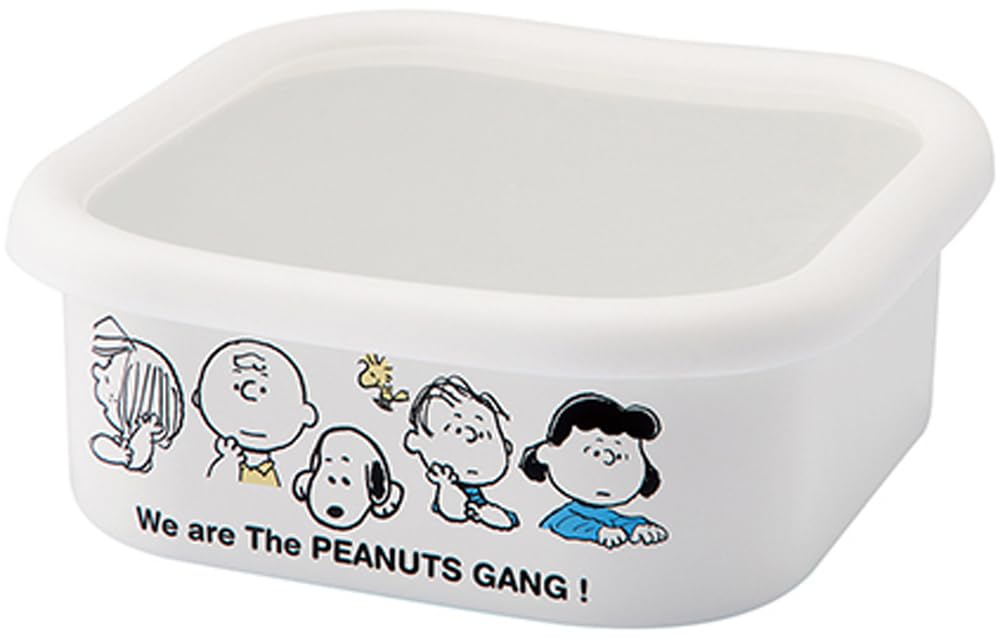 

Toyoho PEANUTS Enamel Square Stocker, White, Large, SNJ-2315
