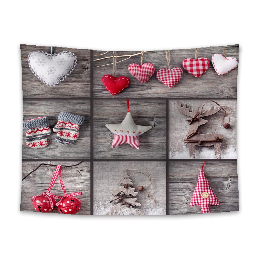 

Рождественская подвесная ткань, настенная ткань, фоновая ткань, декоративная ткань, прикроватный гобелен, гобелен в скандинавском стиле 150x130