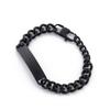 10mm Vintage Cuban Chain Homme Bracelet Men's Thick ID Charm Stainless Steel Jewelry Trendy Silver/Gold Color Metal Accessories