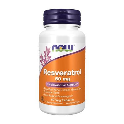 Resveratrol 50 Mg, 60 Veg Capsules