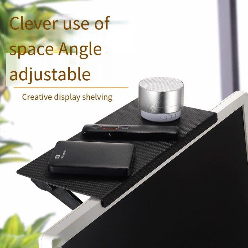 Router Storage Rack Computer Monitor Desktop Monitor Stand Adjustable TV Screen Storage Rack TV Stand