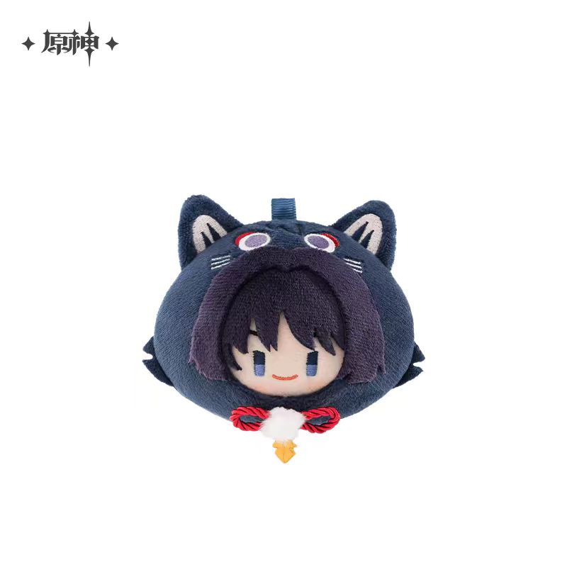 Genshin Impact Plüschfigur Tighnari Wriothesley Cyno Wanderer Freminet Anhänger Schlüsselanhänger Anime Cosplay Stofftier Geschenk für Kinder