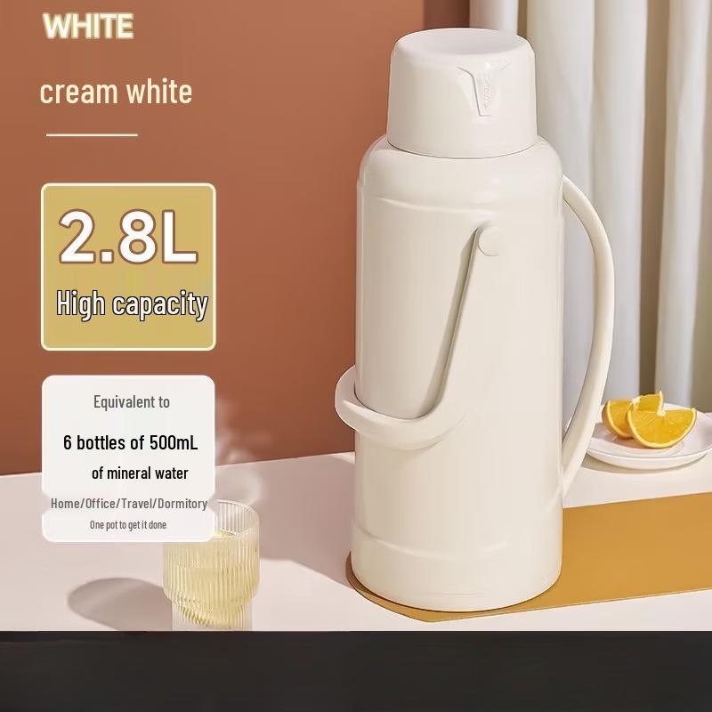 Smart Large Capacity Thermos with Glass Liner