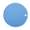Round Silicone Mat with Honeycomb Insulation Cup Mat Anti-Slip Heatproof Kitchen Mat Heat Resistant & High-Temperature Resistant