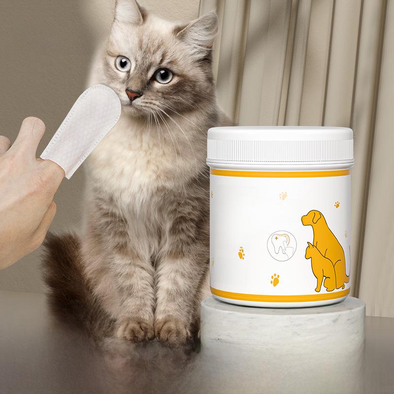 Prstové návleky na čištění zubů domácích mazlíčků: Čistit zuby, Odstranit zápach z úst, Ideální pro psy a kočky