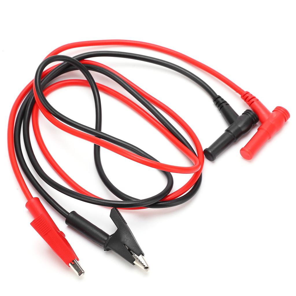 P08 4mm Multimeter Test Line DIY Plug to Clip Testing Cable for Car Diagnosis Testing