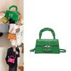 Trendy Black White Or Colorful Pu Shoulder Crossbody Bag Stylish Small Square Handbag