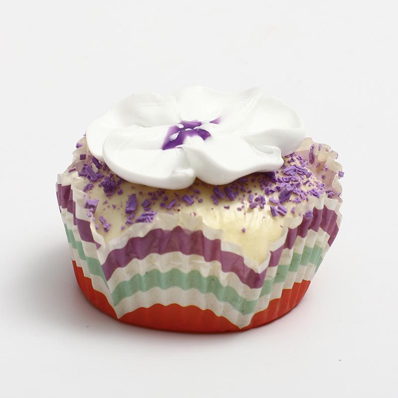 

Кекс Клубника Торт Украшение Pu Моделирование Реквизит для торта Раннее образование Детские игрушки фиолетовый