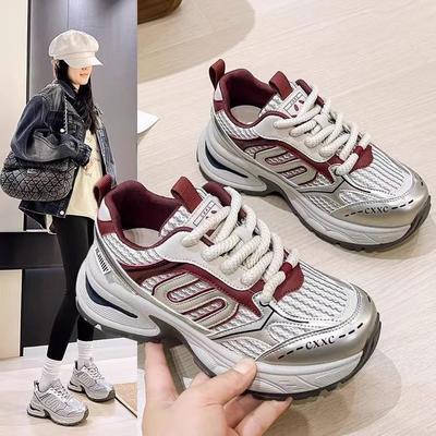 New Summer Ins Trendy Versatile Platform Women's Shoes Mesh Breathable Student Sports Shoes