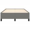 Vidaxl Bed Frame Without Mattress, Dark Grey, 120X200 Cm, Upholstered