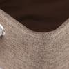 Foldable Fabric Storage Bin Basket toy Clothes Towel Laundry Box Container Brown L