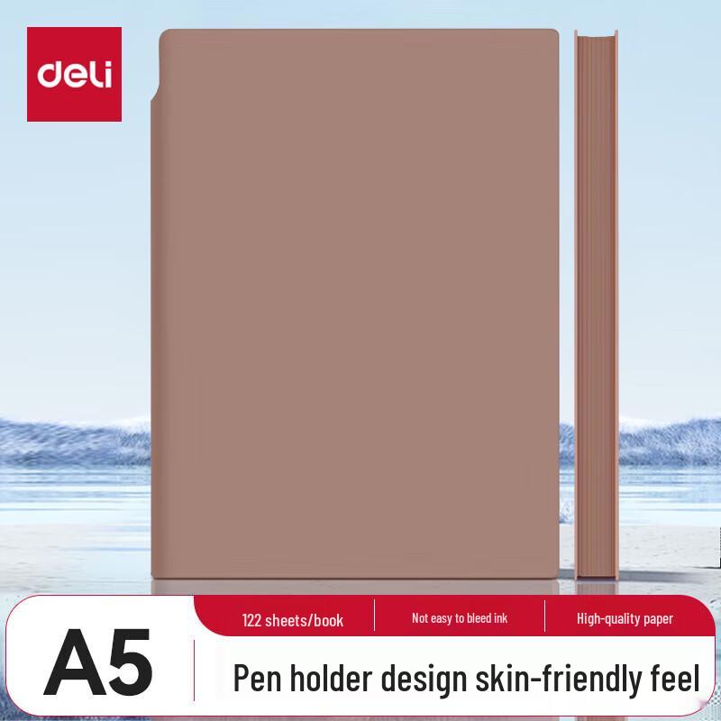 Deli A5 Morandi Soft Cover Notebook