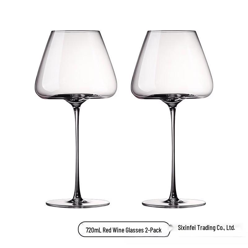 MDNG Crystal Red Wine Glasses