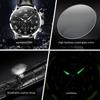 Xqiyi StyliSh Waterproof Men S Watch Analog Quartz Black Leather Strap buSineSS
