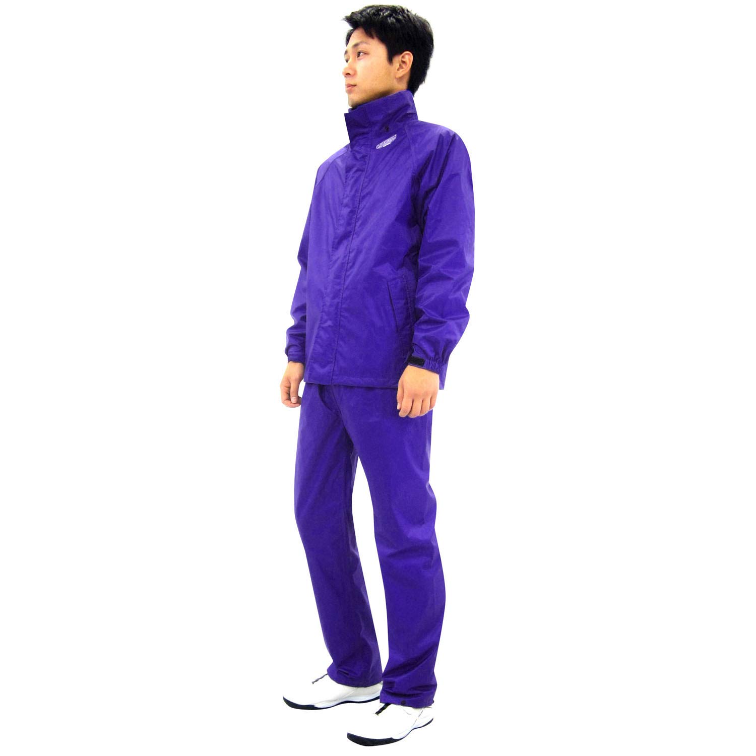 

Костюм дождевик Koshin Rubber Комплект верх и низ Темно-синий Подходит для груди талии со светоотражающей лентой Land Works VE рост 165-175см, окружность