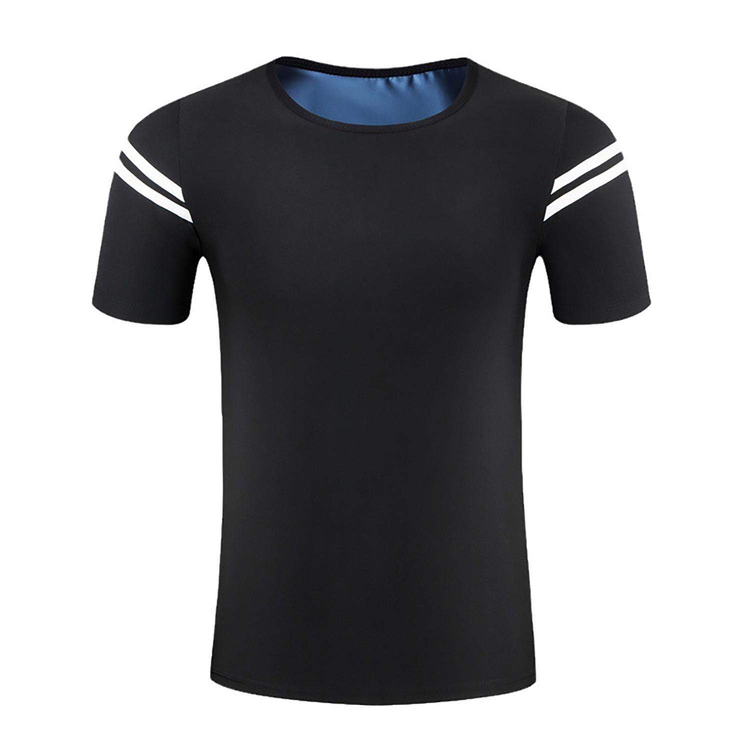 

Мужской костюм для сауны, спортивный жилет, тренажер для талии, шорты для похудения, топы с рукавами для тренировок, корректирующее белье, корсет для спортзала, рубашка для фитнеса, футболка для упражнений L/XL чёрный