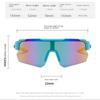 UV400 Cycling Sunglass Half Frame Outdoor Sport Goggle UV Resistant Cycling Glass  Unisex