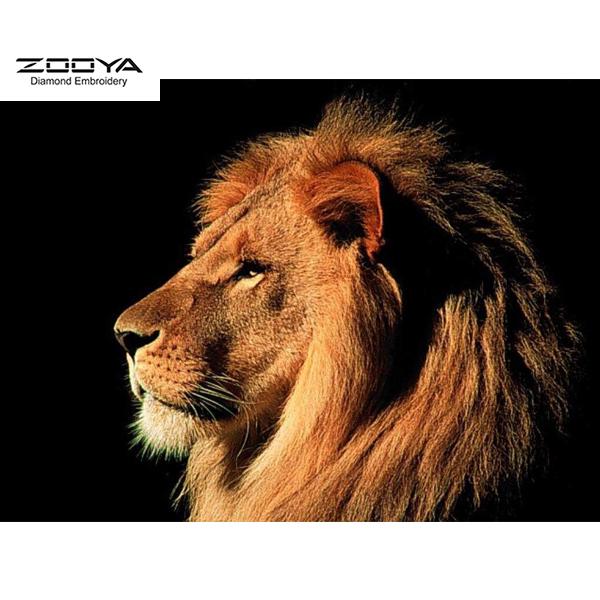 

ZOOYA DIY 3D квадратная алмазная картина животное лев вышивка крестиком домашний декор