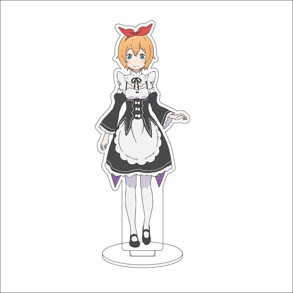 16CM Anime ZERO Starting Life in Another World Cosplay Acrylic Stand Ornaments Elsa Gran Hilte Figure Stand Halloween Gift