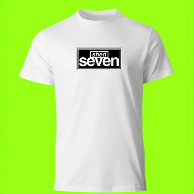 Shed 7 Seven - Maglietta - Gruppo musicale indie rave anni '90 di Manchester