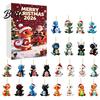 Festive Desktop Table Decor 2026 Dragon Advent Calendar 24 Days Funny Baby Figures Christmas Countdown Cute for Tree 2D Acrylic Cartoon Ornaments