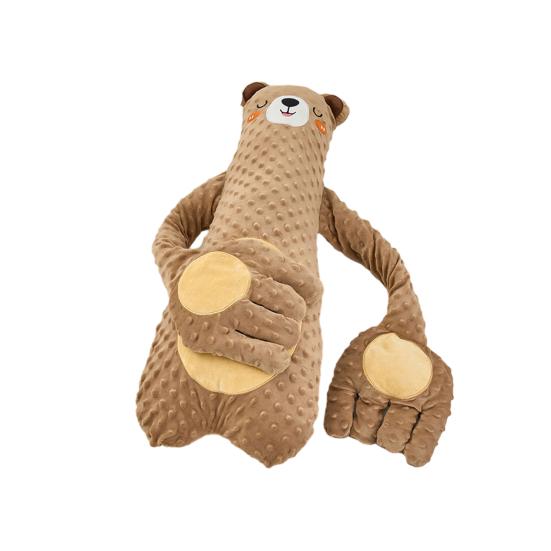 

Детская успокаивающая подушка-ладошка для сна, анти-вздрагивание, обнимающая мягкая игрушка, с мягким наполнителем с эффектом памяти, способствует самостоятельному засыпанию, игрушка для новорожденных коричневый