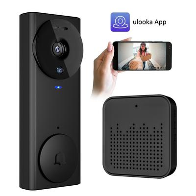 Smart Video Doorbell Wireless WiFi Household Doorbell Camera Night Vision Bidirectional HD Door Eye Camera