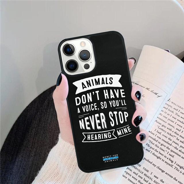 Go Vegan Food Vegetarians VEGGIE Cover For iPhone 17 Air 15 16 14 13 12 Pro Max 11 Pro Max Plus Phone Case Coque