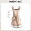 Adjustable Retro Ruffled Apron for Cooking, Housework, And Women's Activities; Ideal Cafes