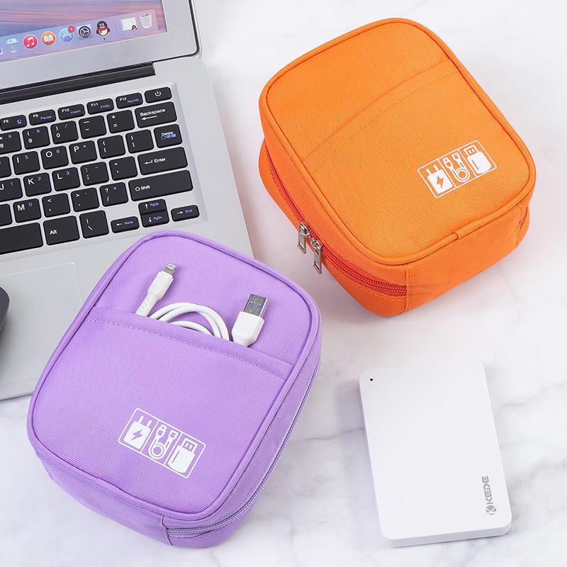 Portable Digital Storage Bag for Earphones, Charger, USB Cords & Accessories